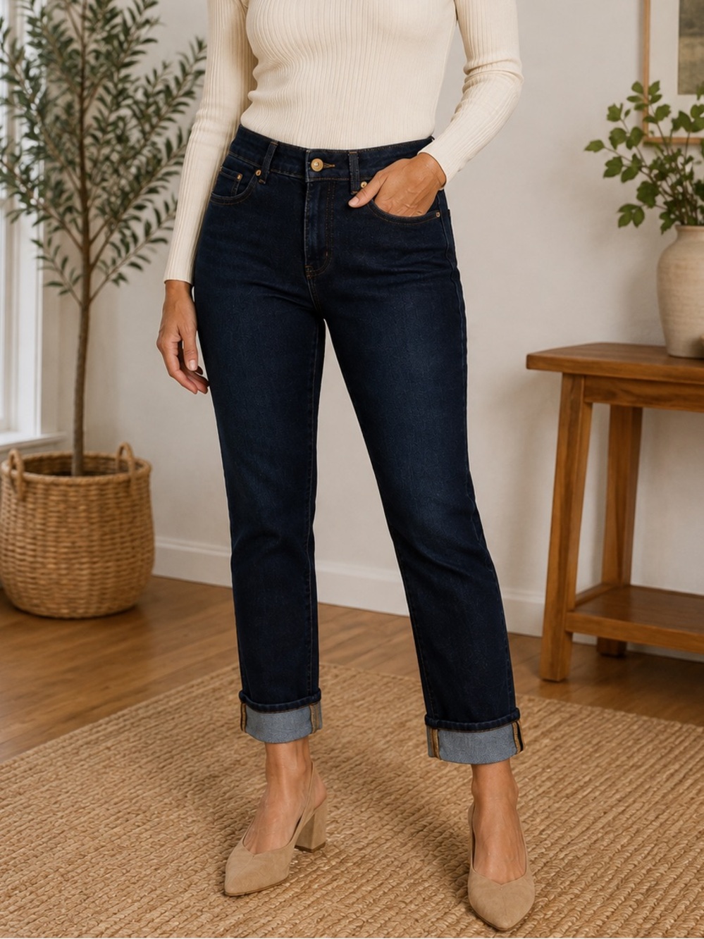 Michael Kors Dark Blue Denim Jeans